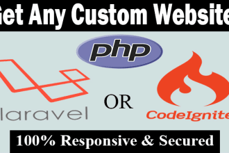 do laravel and codeigniter development and customizations