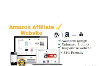 design amazon affiliate website with wordpress