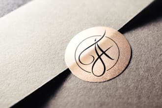 design luxury initial letters and monogram logo