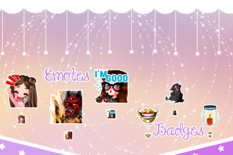 create twitch emotes and sub badges