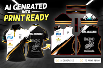 layout your jersey designs into patterns for sublimation