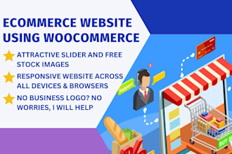 create ecommerce website using woocommerce and elementor