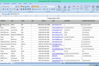 do data entry and data collect based on website