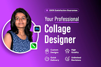 design a beautiful collage of images and also edit images
