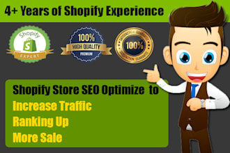 do onpage SEO for shopify store in 24 hours