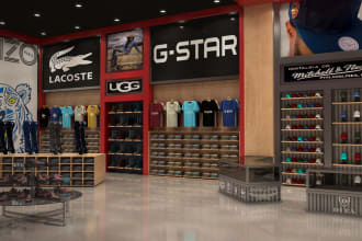 commercial interior design and animation