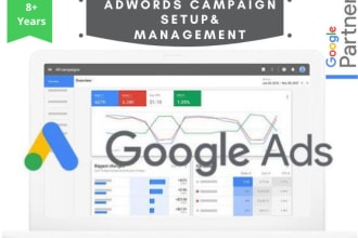 setup, optimize and manage your google ads to increase leads or sales