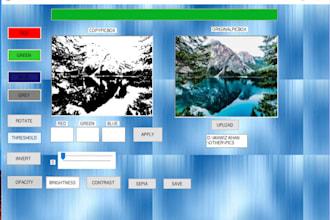develop image processing software using csharp