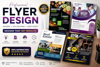 design sports, food, fitness, party event, music flyers