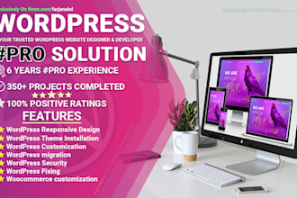 create wordpress website or wordpress website design