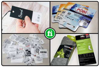 do clothing label socks label hang tag and price tag design