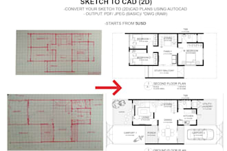 draw 2d plans for architecture and real estate