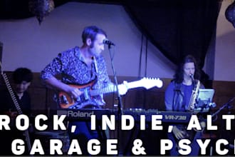 produce rock, indie, alt, garage, and psych