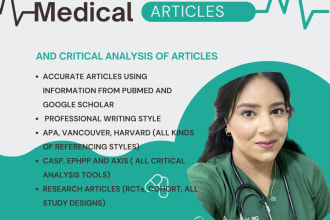 write your medical articles as a doctor