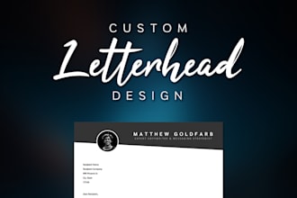 design you a custom letterhead