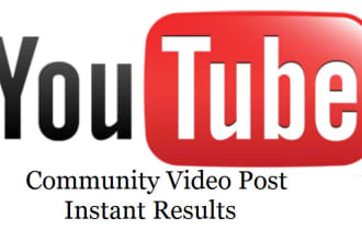 promote your video as community post to my 500k subscribers youtube channel