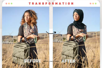 do photo manipulation and retouching