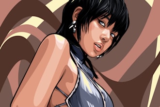 make an avatar cartoon portrait illustration