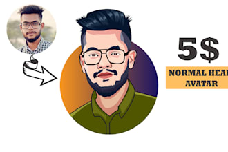 draw cartoon avatar for you