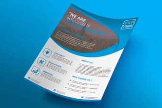 design print ready flyer that will promote your company