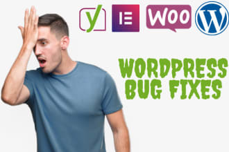 fix wordpress website issues or errors in 12 hrs