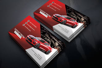 create amazing business card design with mockup