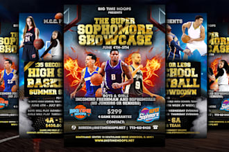 design a unique basketball sports poster in 24 hour