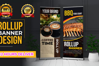 design roll up banner, retractable banner, poll up , billboard design