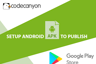 setup codecanyon android apk to publish on google play store