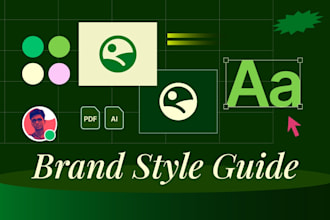 design a professional brand style guide for your brand