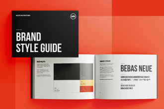 design a professional brand style guide for your brand