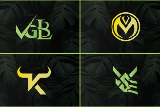 do minimalist gaming logo design