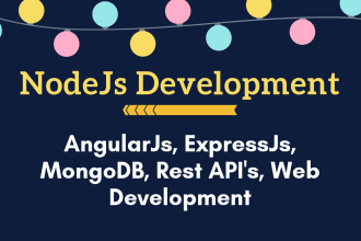 create web application in nodejs, expressjs, mongodb