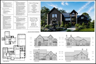 architect of city permit construction drawings, 2d floor plan, autocad blueprint