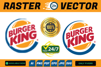 vector tracing, redraw, recreate,svg, convert lmage to vector file