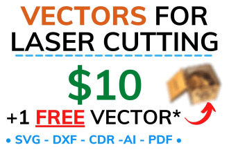 create vector for laser cutting