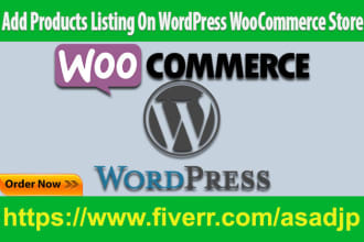 add 200 products listing on wordpress woocommerce site