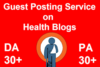 do guest post on da38 health blogs