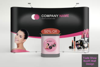 design pop up, roll up, trade show, billboard banner