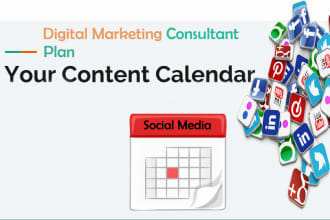 make custom social media content calendar for b2b business