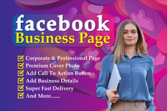 do facebook business page create and setup, fan page , social media accounts