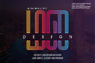 create minimalist for clothing or business brand