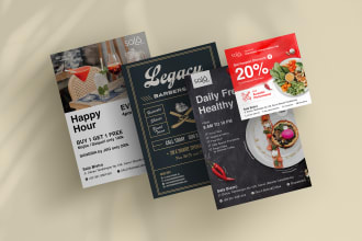 design a professional flyer and brochure for your business