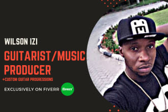be your professional music producer and guitarist