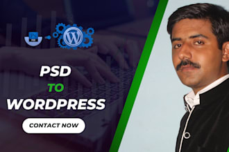 create PSD to html responsive website