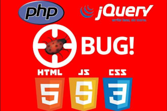 fix PHP,HTML, CSS, jquery, and wordpress