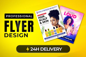 design professional flyers for events and businesses