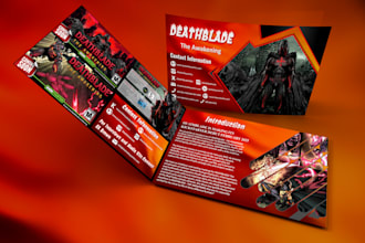 design professional epk, press kit, one sheet, media kit etc