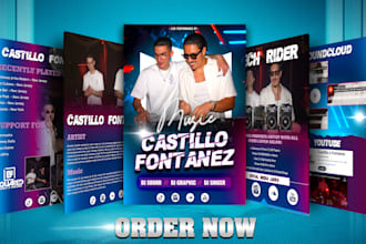 design professional epk, press kit, one sheet, media kit etc