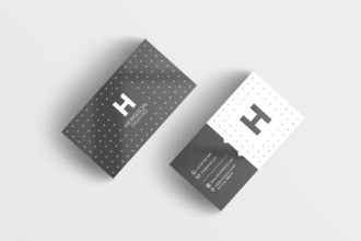 craft a professional modern business card